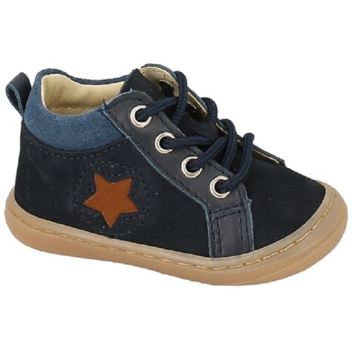 Bellamy chaussure a lacets bryan bleu