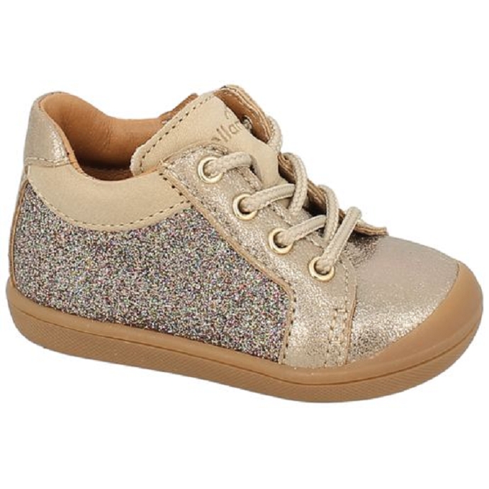 Bellamy chaussure a lacets nora or