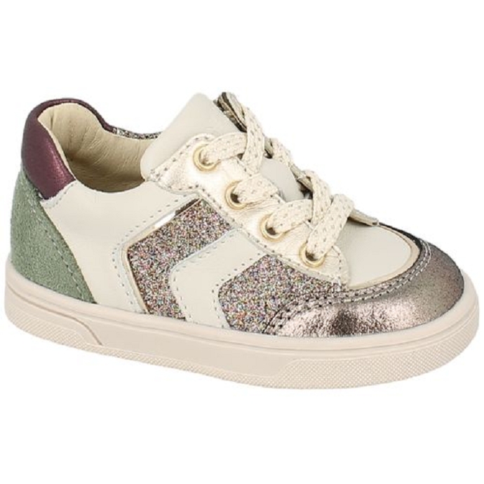 Bellamy chaussure a lacets copi blanc multi