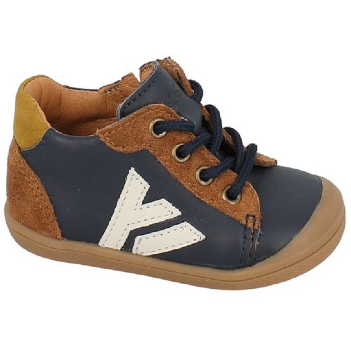 Bellamy chaussure a lacets niels bleu