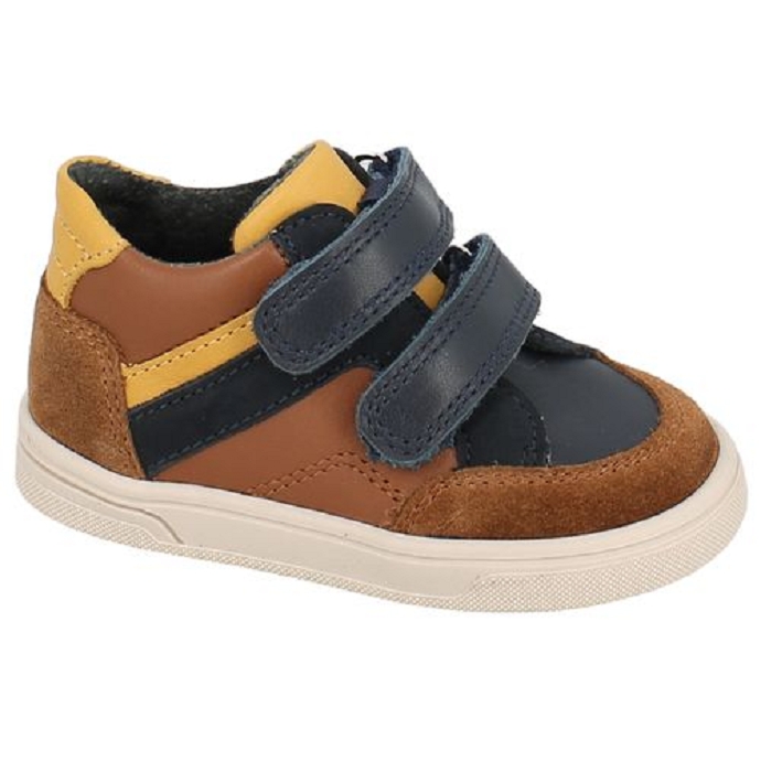 Bellamy chaussure a velcro lours brun