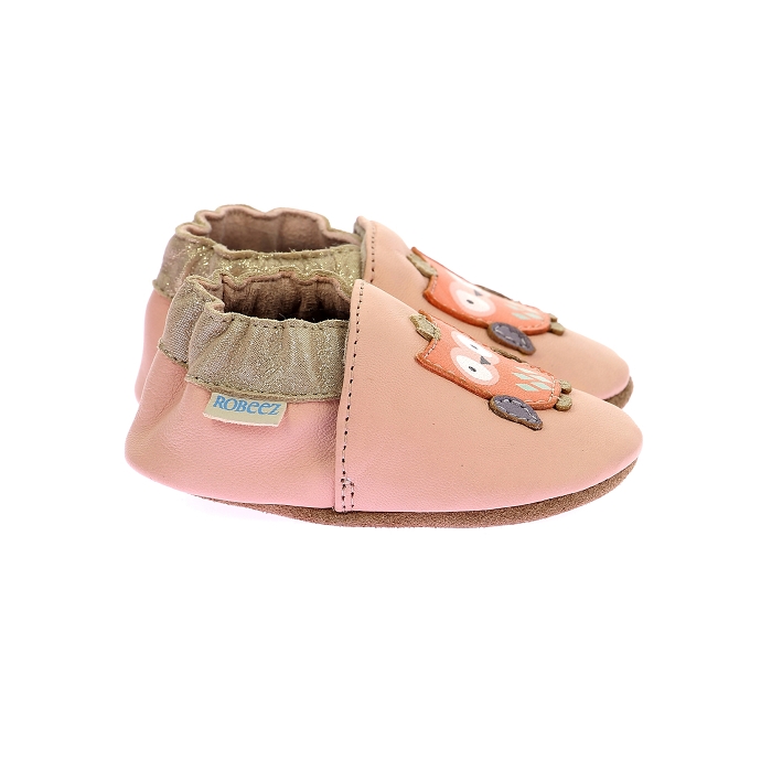 Robeez chausson sweet owl rose1132501_2