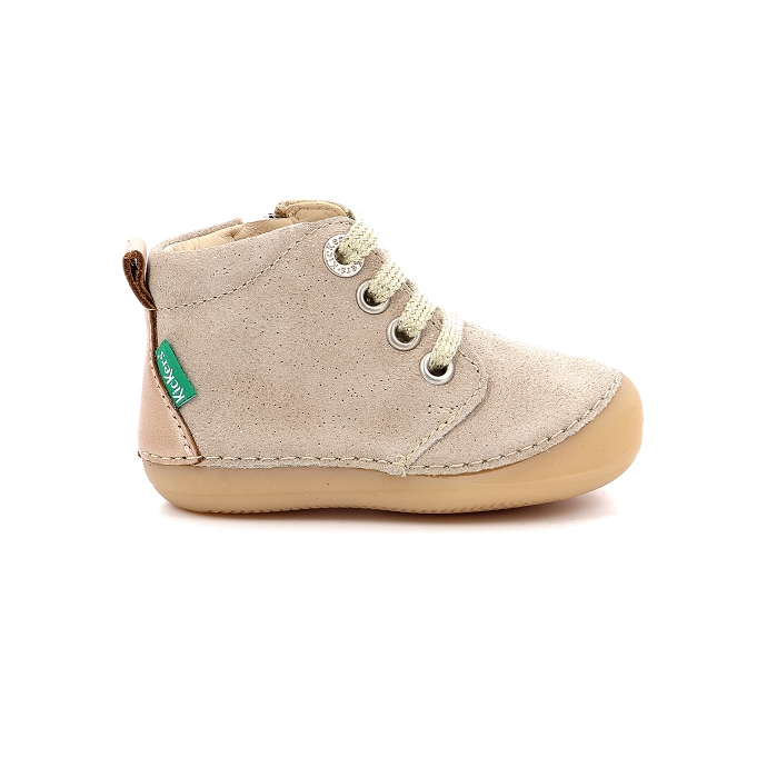 Kickers chaussure a lacets sonizip beige1134101_2