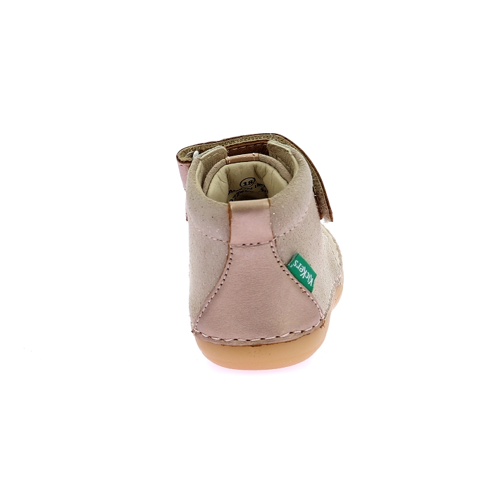 Kickers chaussure a velcro sonizikro beige1134201_3