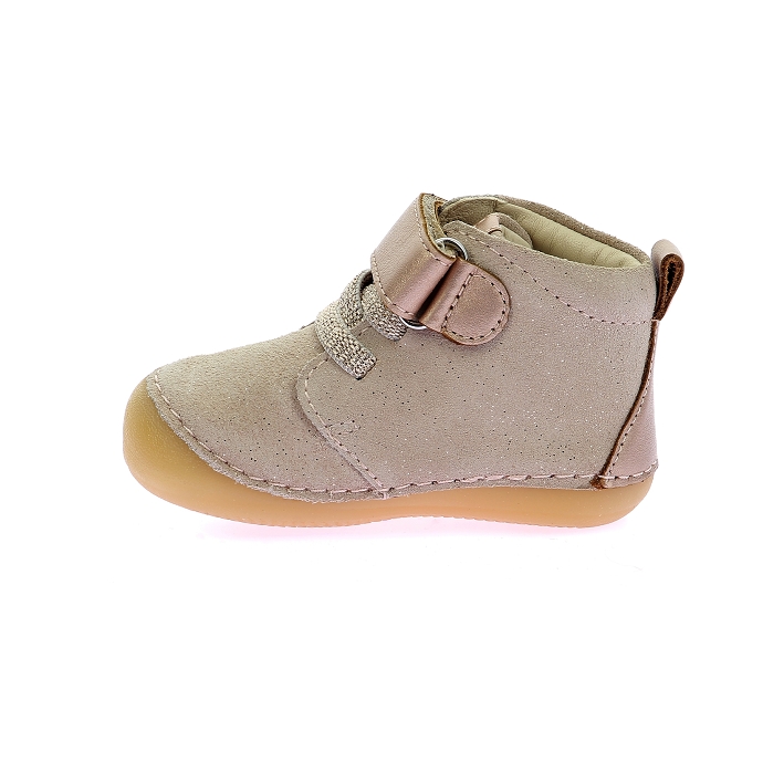 Kickers chaussure a velcro sonizikro beige1134201_4