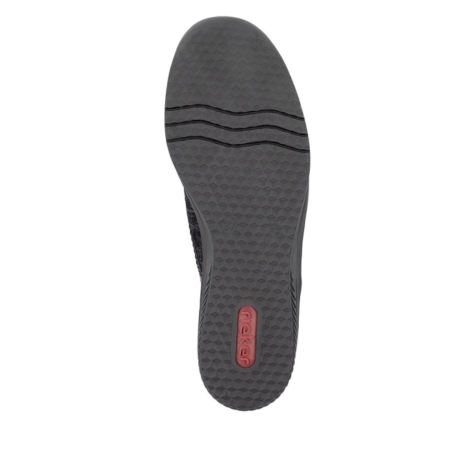 Rieker chaussure a velcro 487c0.00 noir2277701_5