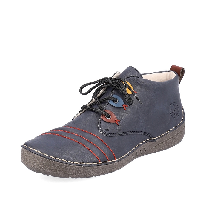 Rieker chaussure a lacets 52509.14 bleu