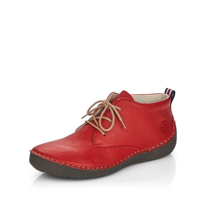 Rieker chaussure a lacets 52522.33 rouge