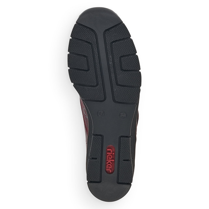 Rieker chaussure a velcro 537c0.35 rouge2285801_4