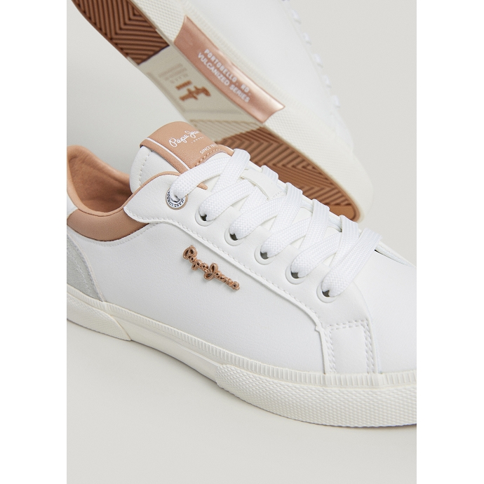 Pepe jeans basket pls31588 blanc2294001_5