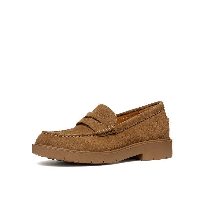 Geox mocassin d25qra camel