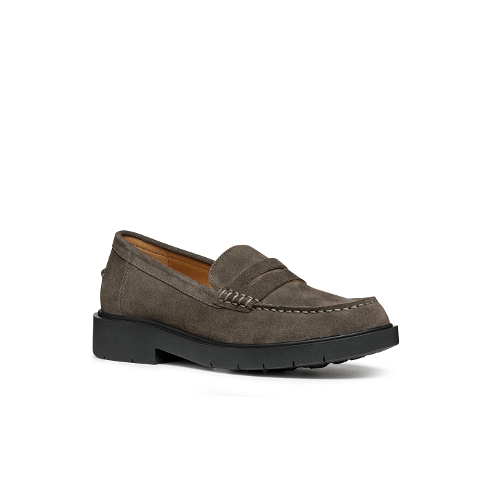 Geox mocassin d25qra gris