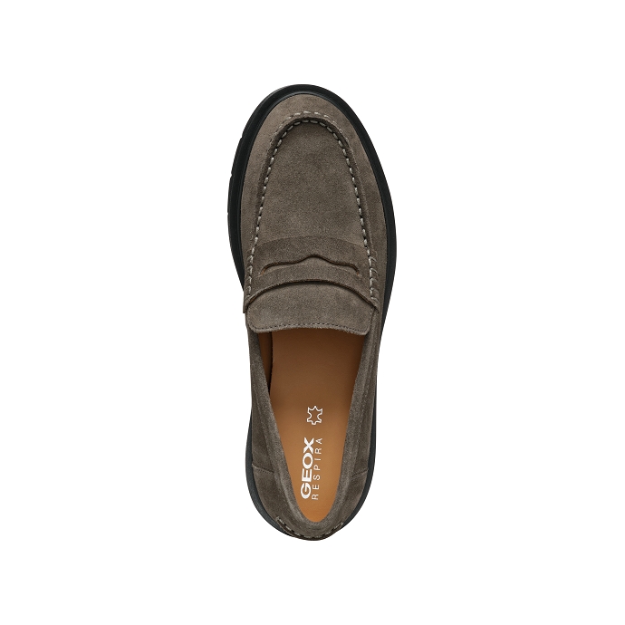 Geox mocassin d25qra gris2305701_5