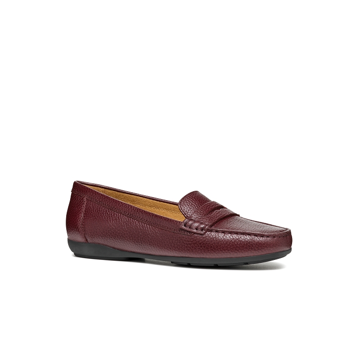 Geox mocassin d46bma rouge