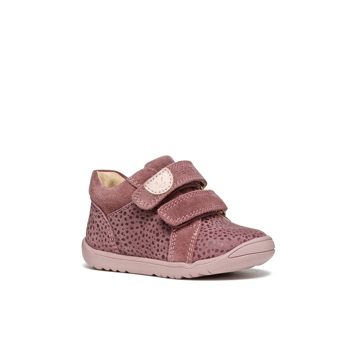 Geox chaussure a velcro b164pa rose