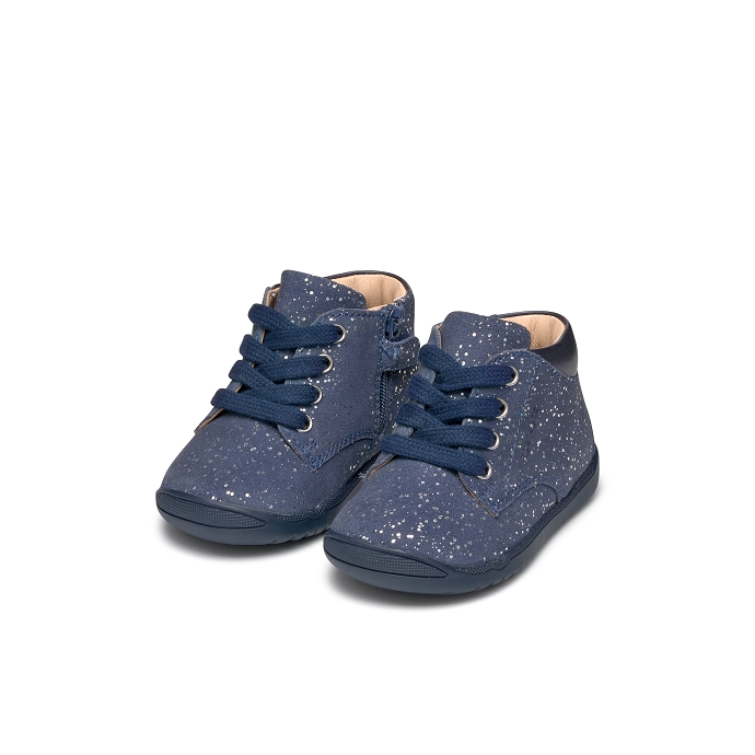 Geox chaussure a lacets b464pa bleu