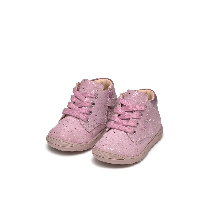 Geox chaussure a lacets b464pa rose