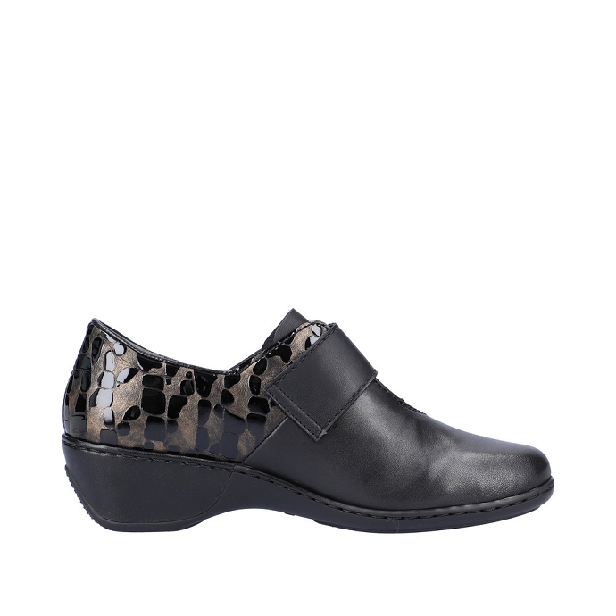 Chaussure Rieker Noir à scratch 47161-02 Femme